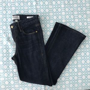 FRAME Denim Dark Was LE CROP MINI BOOT
